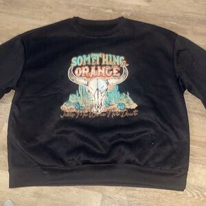 Something in the orange Shein crewneck